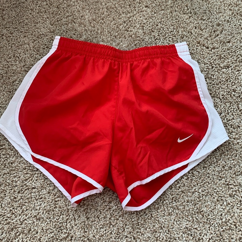 Red Nike Shorts girls